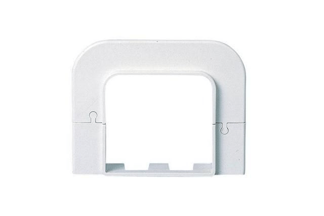 Demi - rosette murale - 150mm - SpeediDuct 150 (150x80 mm)