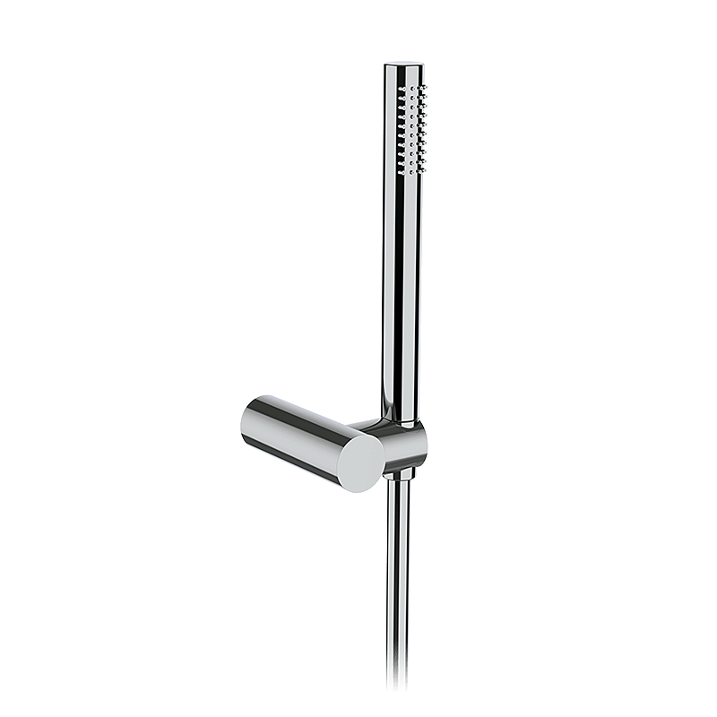 Douchette noir avec flexible 1250 mm et support