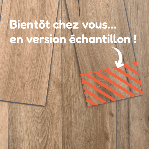 Echantillon de sol PVC clipsable Chêne
