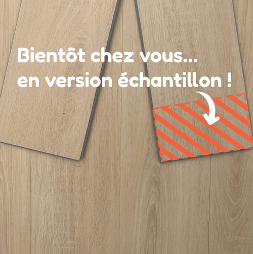 Echantillon de sol PVC clipsable Chene clair