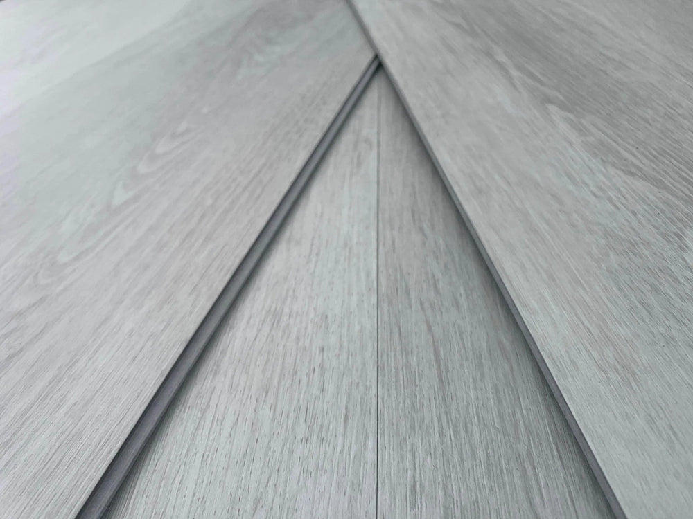 Echantillon de sol PVC clipsable Chêne Gris Béton