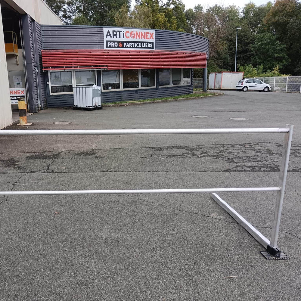 Ensemble pied + plot (x2), garde - corps autoportant