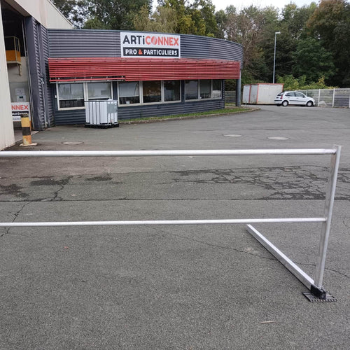 Ensemble pied + plot (x2), garde - corps autoportant