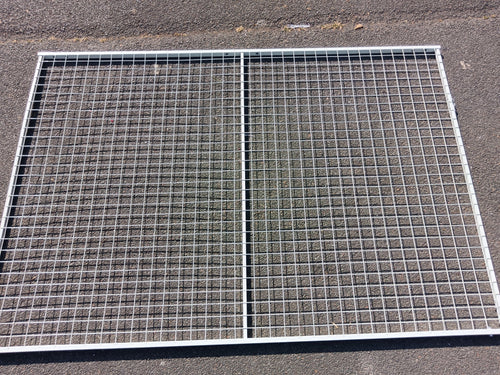 Grille antichute acier blanc - 2200 x 1500 x 30 mm