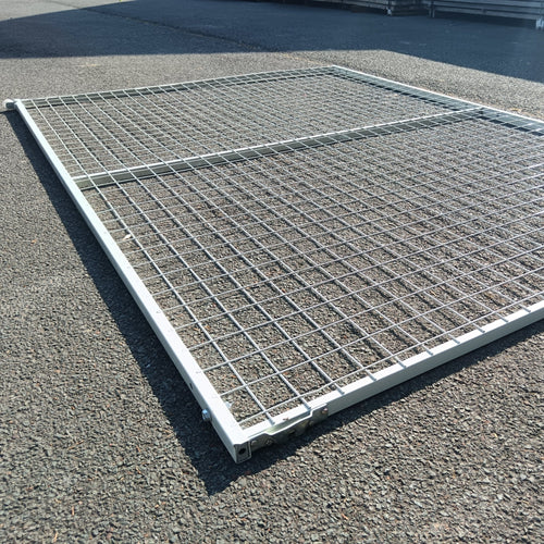 Grille antichute acier blanc - 2200 x 1500 x 30 mm