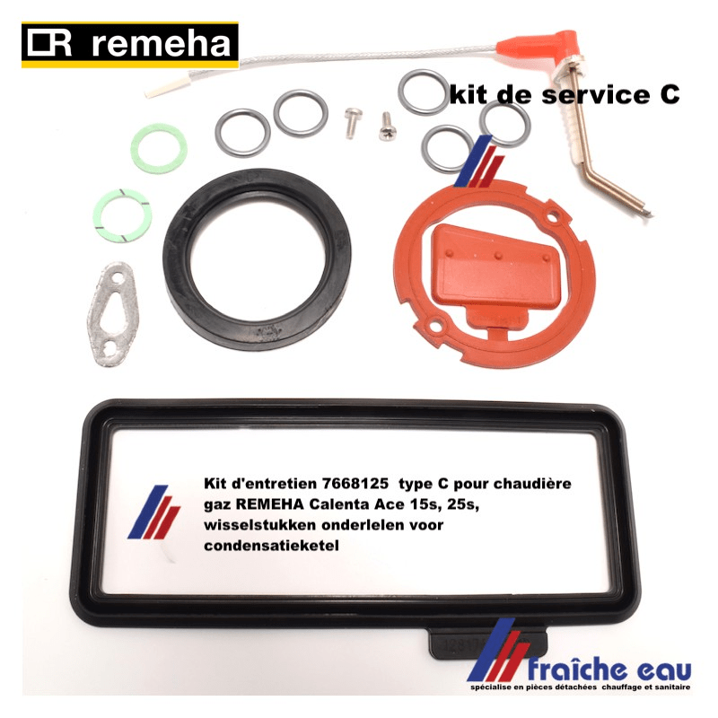 Kit de maintenance C 15s, 25s Remeha Calenta Ace - Réf. 7668125