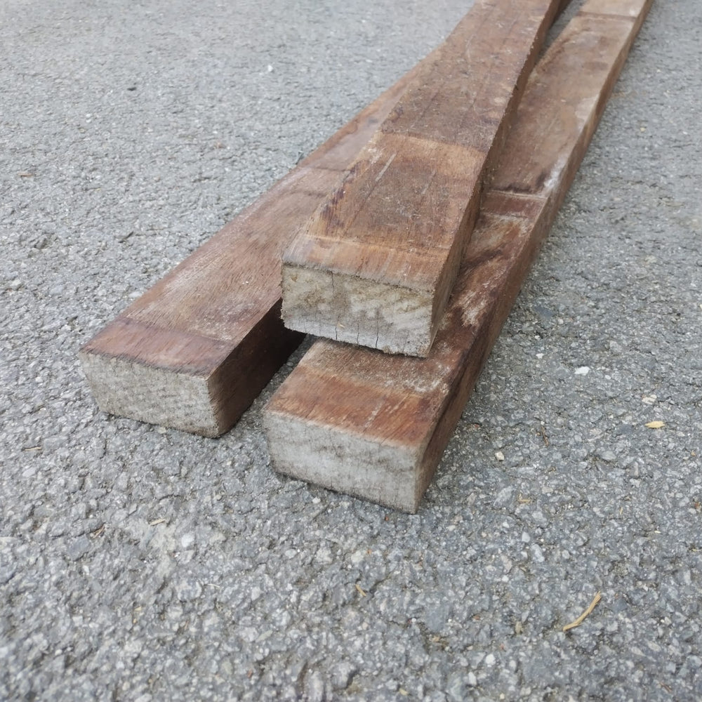 Lambourde bois exo Iroko classe 4 - 42x67 - L=3,95m