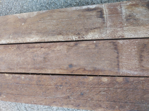 Lambourde bois exo Iroko classe 4 - 37x70 - L=2,05m
