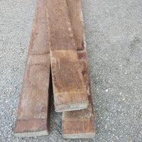Lambourde bois exo Iroko classe 4 - 37x70 - L=2,05m
