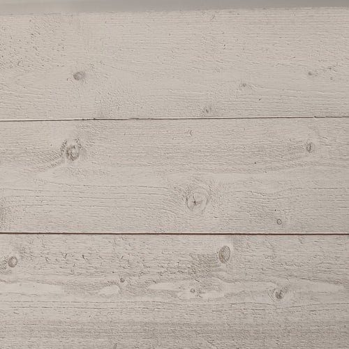 Lambris peint en blanc brut de sciage - 12 x 135 - L=2,05m