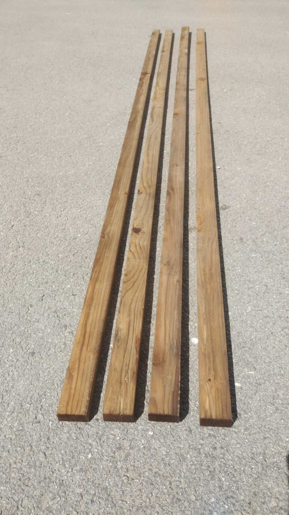 Liteau résineux imprégné marron classe 3 - 22x45 - L=2,5m