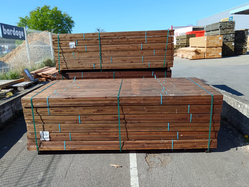 Liteau résineux imprégné marron classe 3 - 22x45 - L=2,5m