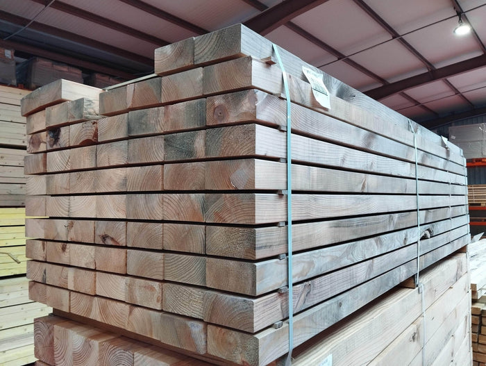 Madrier raboté pin imprégné classe 4 - 68x145 - L=3m