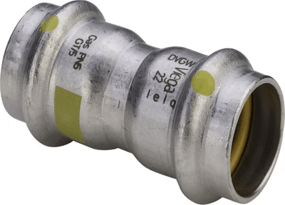 Manchon en acier inoxydable FF 42 x 42 mm Viega Sanpress Gas - Réf. 487010