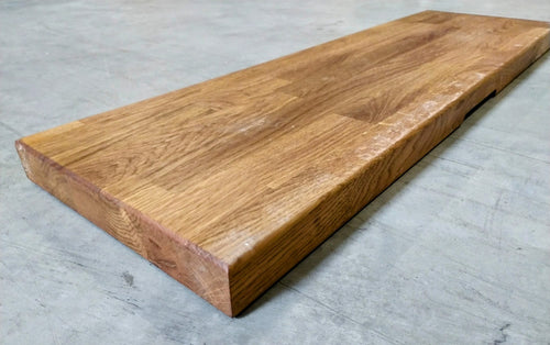 Marche Chêne - huilée lamellée collée aboutée - chanfreinée - 40x270x905