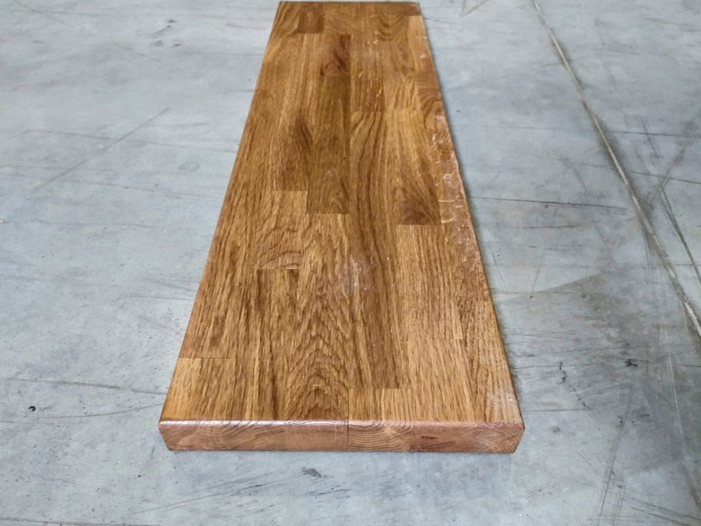 Marche Chêne - huilée lamellée collée aboutée - chanfreinée - 40x270x905