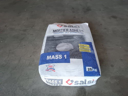 Mortier adhésif pour doublage Mass 1 - sac de 25 kg - Salsi