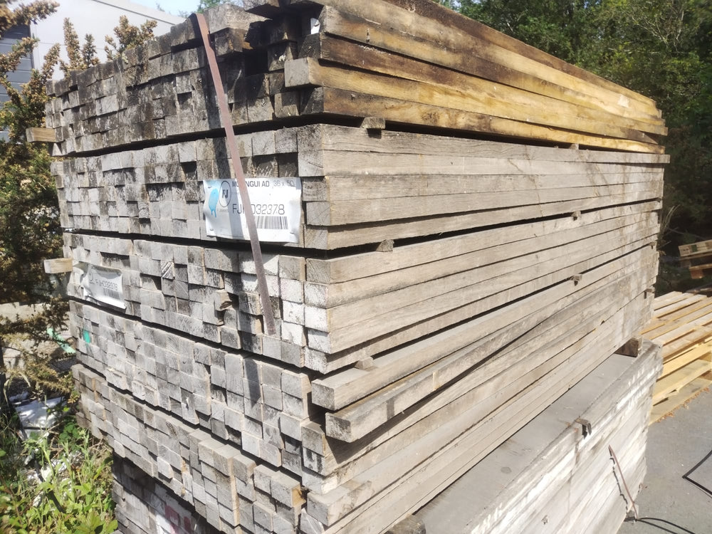 Lambourde bois exo Movingui classe 4 - 36x50 - L=2,4m