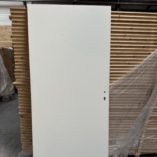 Ouvrant porte âme alvéolaire à recouvrement blanc - 2040 x 930 x 40 mm (PG)