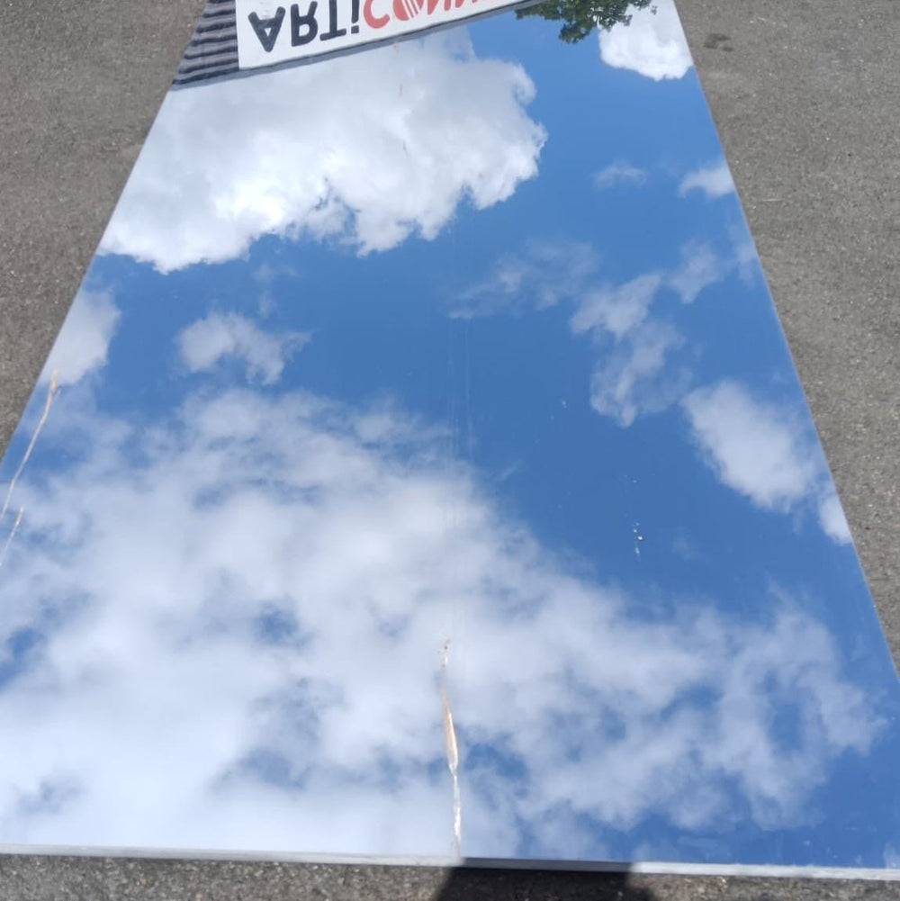 Panneau miroir - 3010 x 1115 x 19 mm - Alucoil (LARCORE 15 mm + LARSON FR 4 mm Miroir)