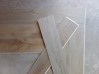 Parquet Contrecollé Baton Rompu Broceliande M 139x800 Rainure Languette 14mm Chene Silex PEFC (4 chanfreins) ref 80179168