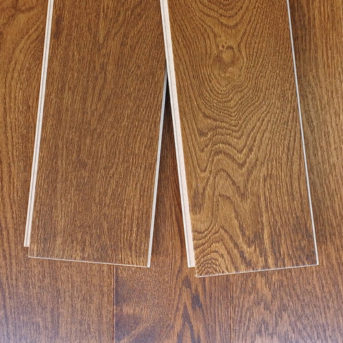 Parquet Contrecollé Diva 139x495 - 1992 Clic HDF 14mm Chene Zenitude Fauve Clair (4 chanfreins)