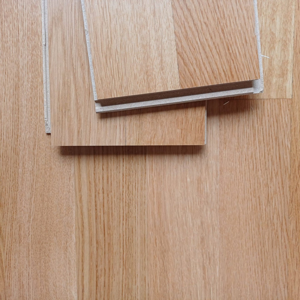 Parquet Contrecollé Ecofloor 139x1500 Clic HDF14mm Chene Vernis Satiné Ecostrong