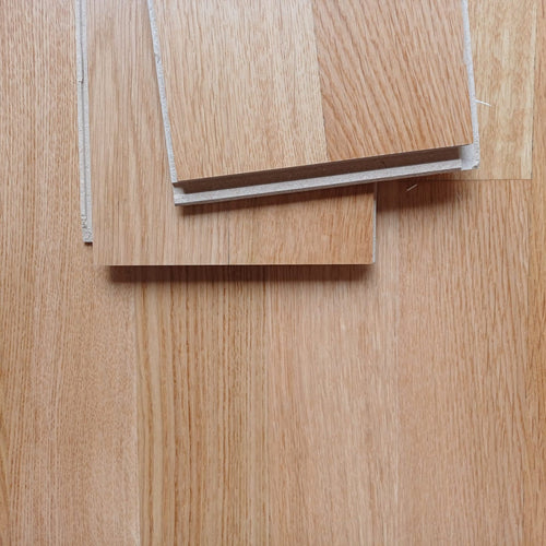 Parquet Contrecollé Ecofloor 139x1500 Clic HDF14mm Chene Vernis Satiné Ecostrong