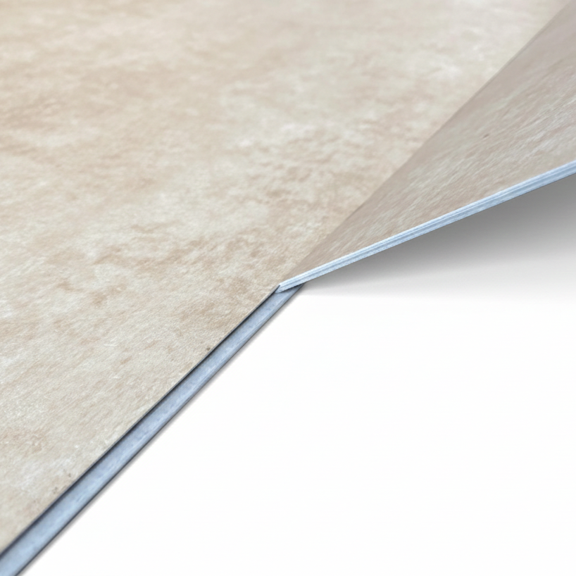 Sol PVC-SPC imitation carrelage Pierre Naturelle - 610 x 305 × 5.0mm sous-couche intégrée