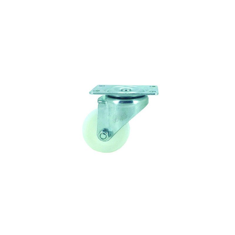 Pivotante À Platine Galet Nylon Diam 50 mm Caujolle