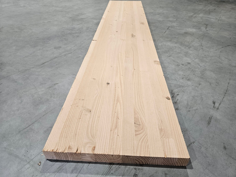 Plan de travail douglas lamellé collé - 2200 x 420 x 45 mm (brut de sciage)