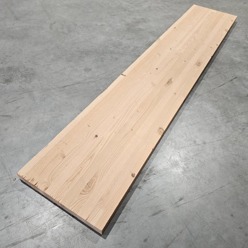 Plan de travail douglas lamellé collé - 2200 x 420 x 45 mm (brut de sciage)