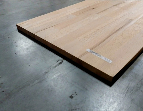 Plan de travail Hêtre - lamellé collé abouté - 26x650x2500