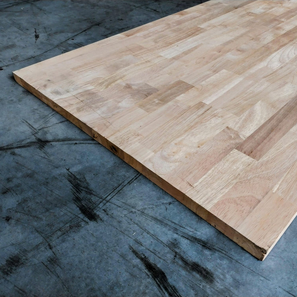 Plan de travail Hévéa - lamellé collé abouté - 36x650x3000