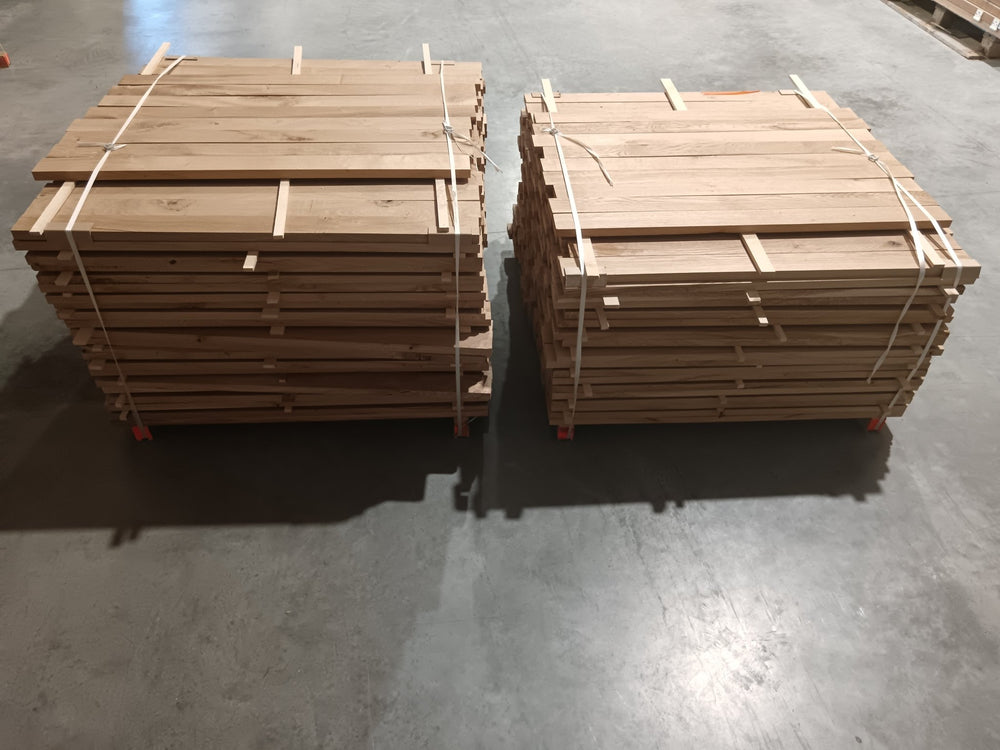 Planche bois massif chêne - 75 x 24 - L=1.1m - Choix A (raboté 4 faces)