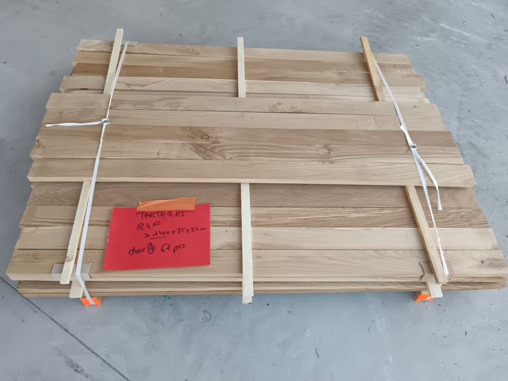 Planche bois massif chêne - 75 x 24 - L=1.4m - Choix B (raboté 4 faces)