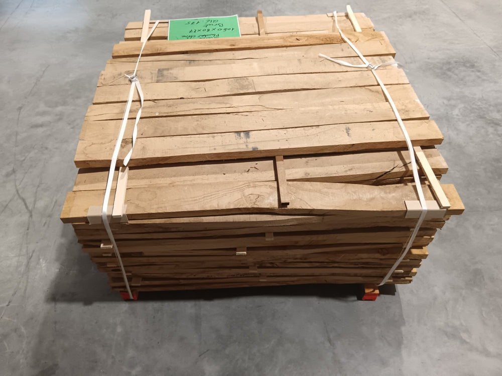 Planche bois massif chêne - 80 x 27 - L=1.4m (brut de sciage)