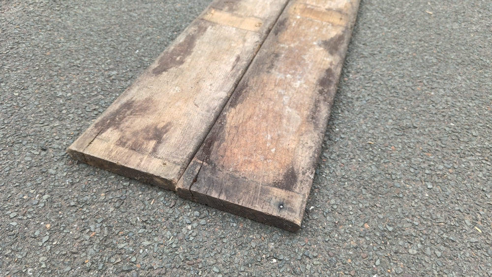 Planche bois massif exotique - 145 x 21 - L=1.9m (déconstruction)