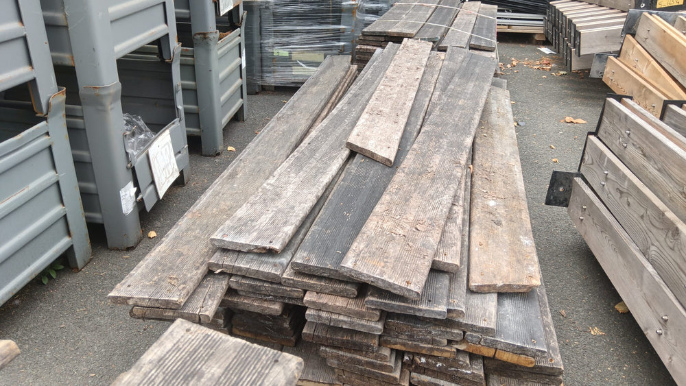 Planche bois massif exotique - 145 x 21 - L=1.9m (déconstruction)
