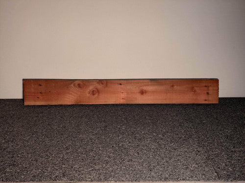 Planche bois résineux, dont douglas 100 x 12,7 x 2,5 cm