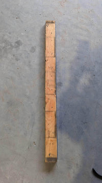 Planche bois résineux, dont douglas, 1045 x 75 x 25 mm