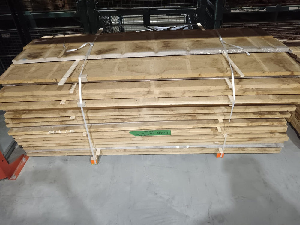 Planche chêne bois massif - 125 x 30 - L=2m (brut de sciage)