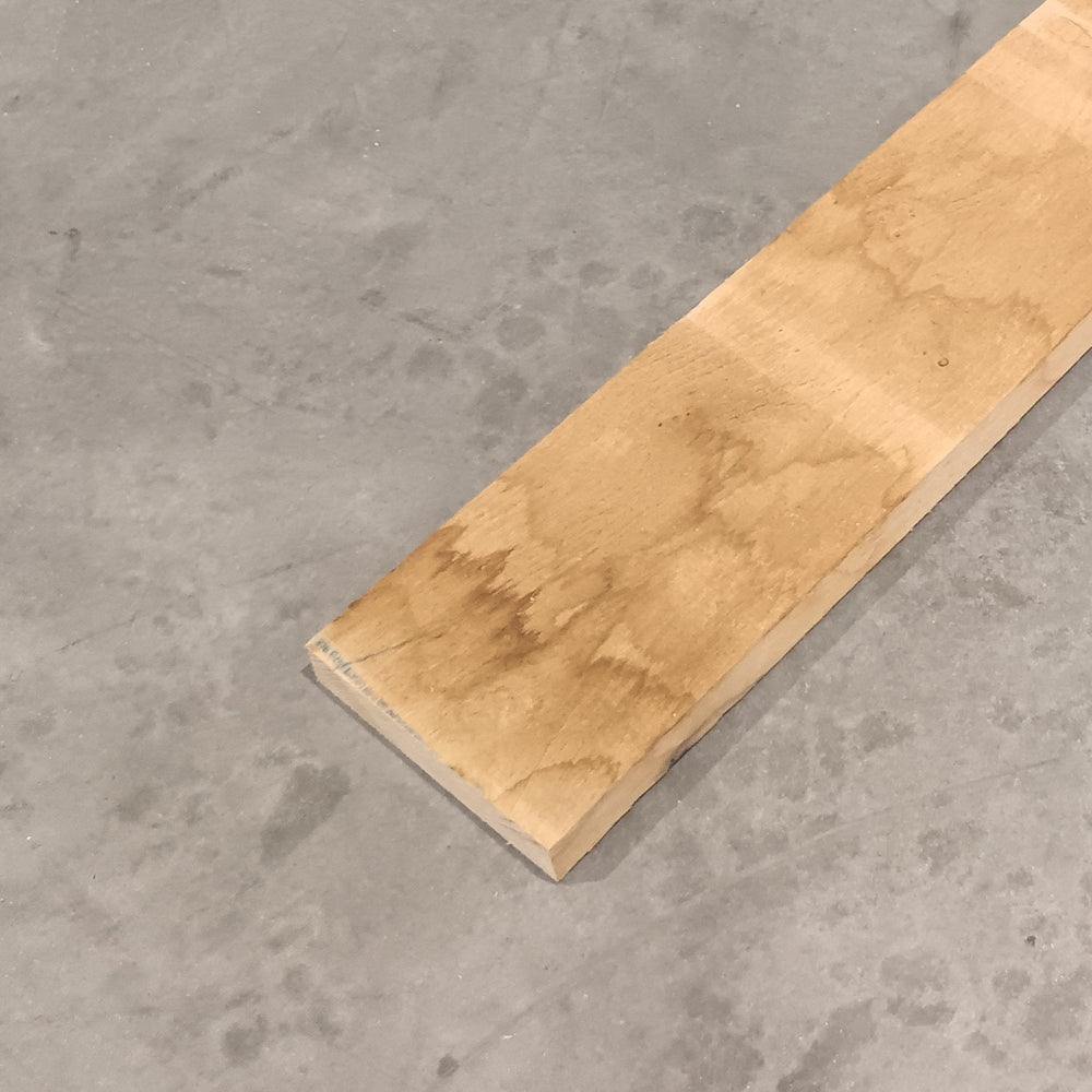 Planche chêne bois massif - 125 x 30 - L=2m (brut de sciage)