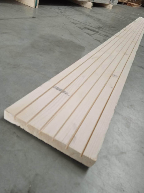 Planche pin classe 3 blanc neige - 18x150 - L=3m