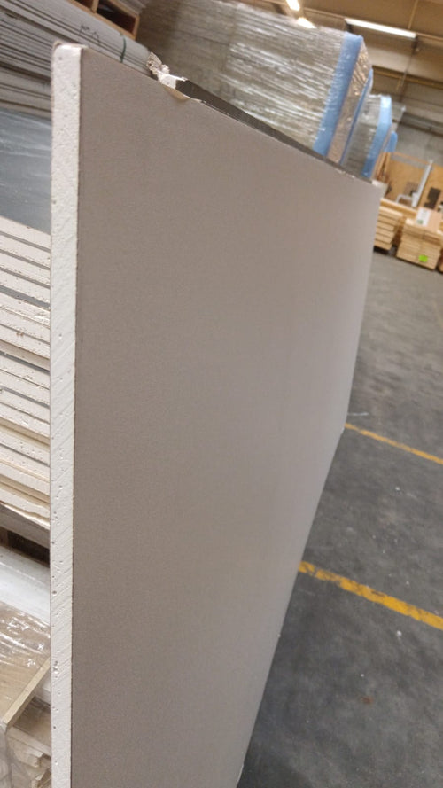 Plaque plâtre revêtement vinyle blanc - 2650 x 1200 x 13 mm (BD13)