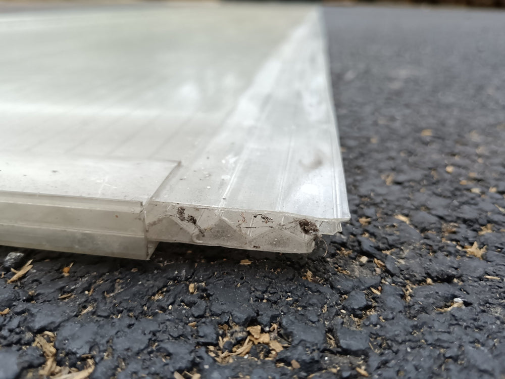 Plaque polycarbonate - 1470 x 535 x 10 mm (chute)
