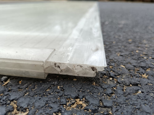 Plaque polycarbonate - 1470 x 535 x 10 mm (chute)