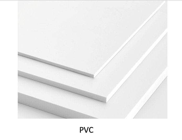 Plaques de plastique PVC