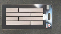 Plaquette Terre cuite naturelle Titane - 330 x 50 x 12 mm (2nd choix)