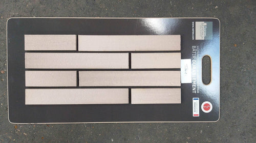 Plaquette Terre cuite naturelle Titane - 330 x 50 x 12 mm (2nd choix)